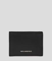 PETIT PORTEFEUILLE EN CUIR AVEC BROCHE K/IKONIK Karl Lagerfeld