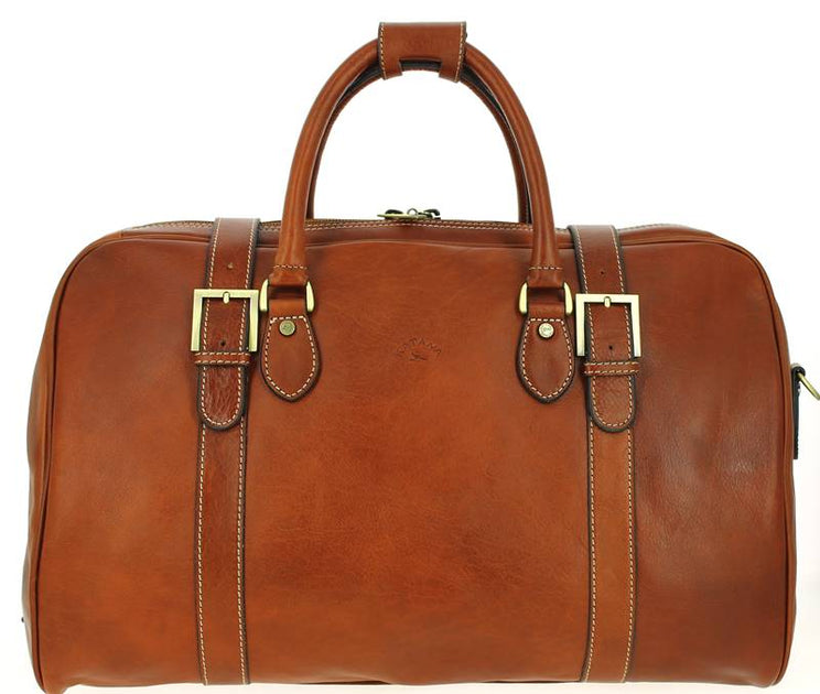 Sac de voyage en cuir Katana Marron – Forum Des Sacs x La Maro