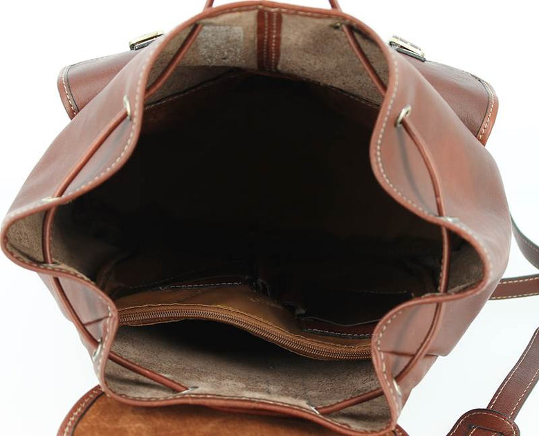 Sac à dos KATANA cuir de vachette marron – Forum Des Sacs x La Maro