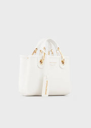Emporio Armani Mini MyEA Bag imprimé cerf blanc/marron