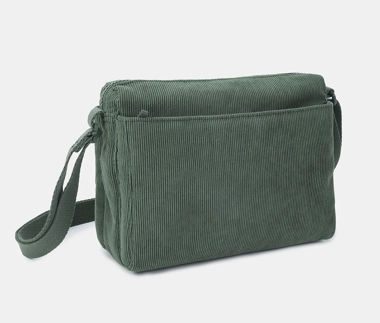 HEDGREN - Sac à bandoulière EYE Corduroy Dust Green