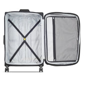 DELSEY - Grande Valise 79cm Maubert 2.0 Noir Extensible Déperlant