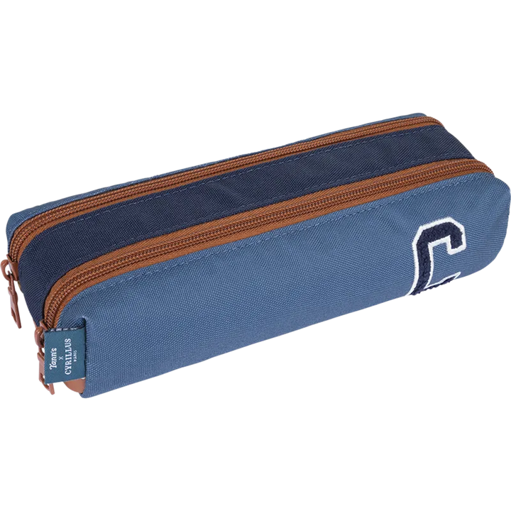 Trousse Double TANN'S Clement Bleu