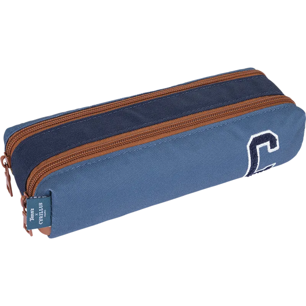 Trousse Double TANN'S Clement Bleu