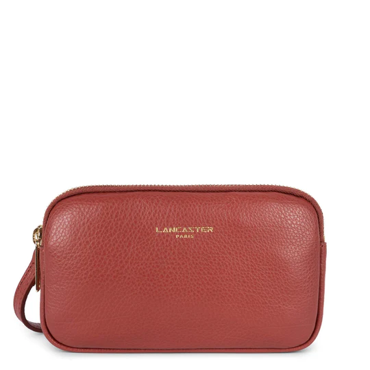 Double pochette LANCASTER zippée dune