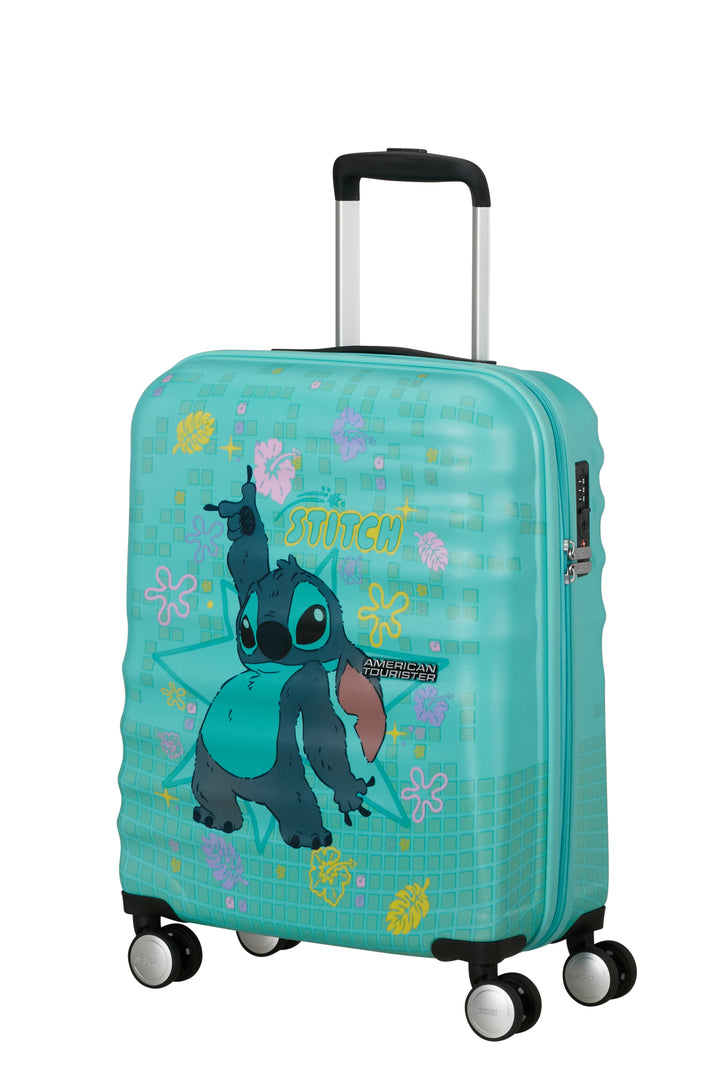 American Tourister Wavebreaker 55 cm Stitch Flower – Trois quarts