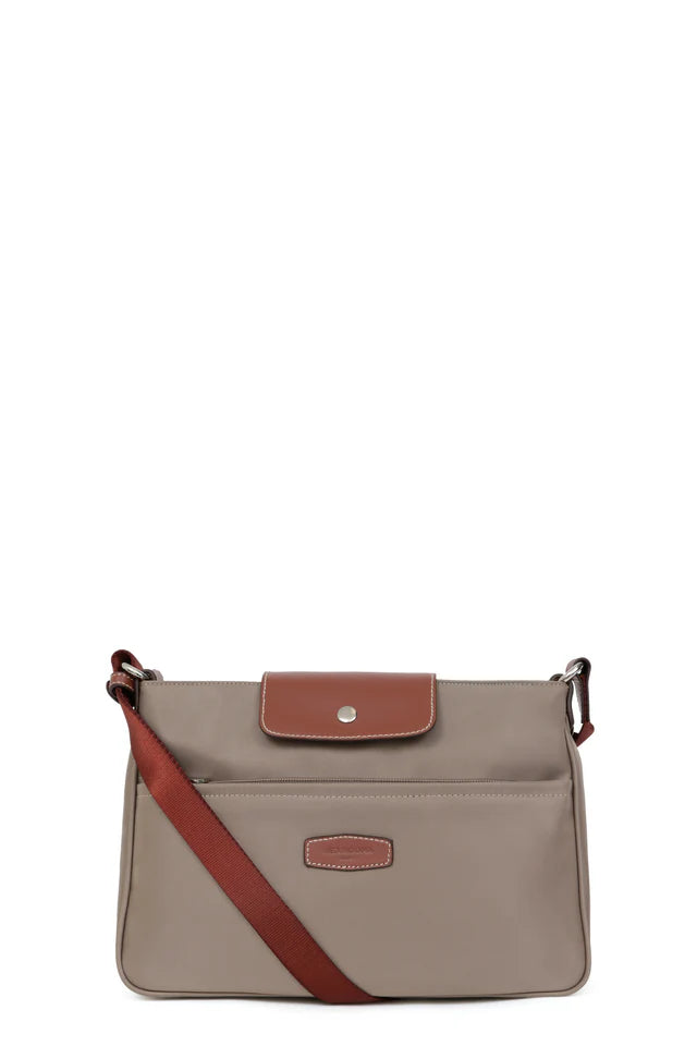 Sac bandoulière HEXAGONA Cradle Taupe