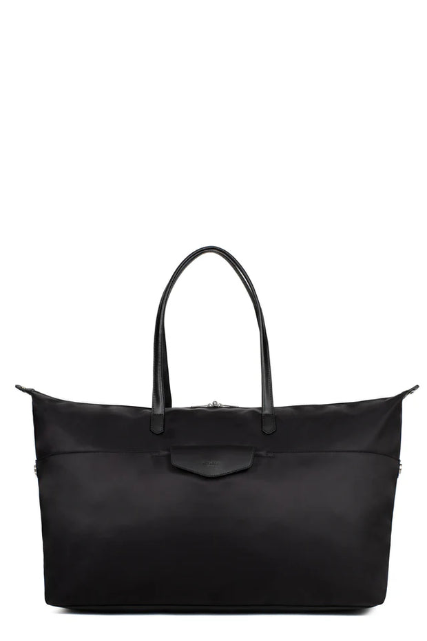 Sac de voyage HEXAGONA-Nylon/croute de cuir de vachette