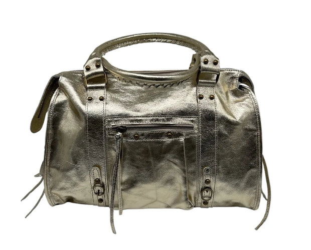SAC A MAIN Louisa Lee CUIR IRISE CAPUCINE LARGE