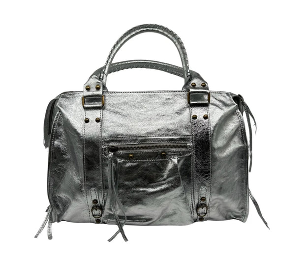 SAC A MAIN Louisa Lee CUIR IRISE CAPUCINE LARGE
