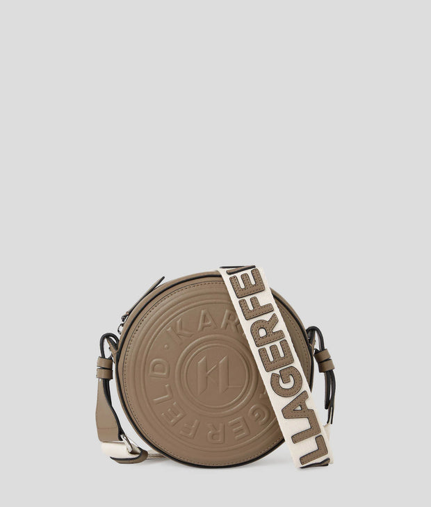 SAC BANDOULIÈRE CIRCULAIRE AVEC LOGO EN RELIEF K/CIRCLE Karl Lagerfeld