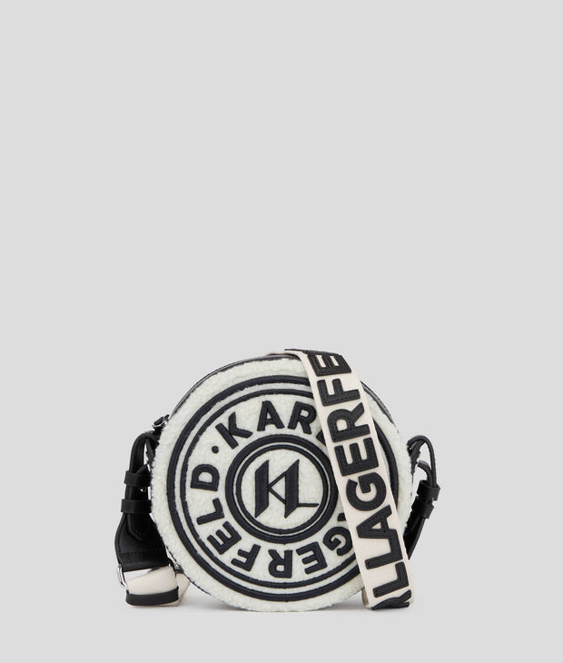 SAC BANDOULIÈRE CIRCULAIRE AVEC LOGO EN RELIEF K/CIRCLE Karl Lagerfeld
