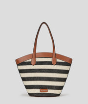 Sac Cabas  Karl LAGERFELD K/SIGNATURE En Forme De Tulipe En Raphia