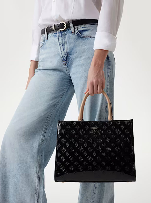 GUESS - Sac à main Arnela Black Logo