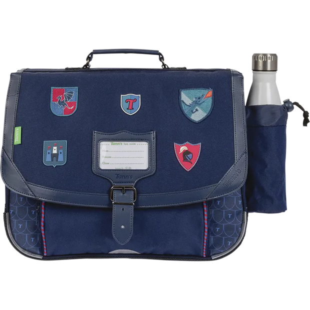Cartable Poche Gourde  TANN'S 38cm Lancelot Marin
