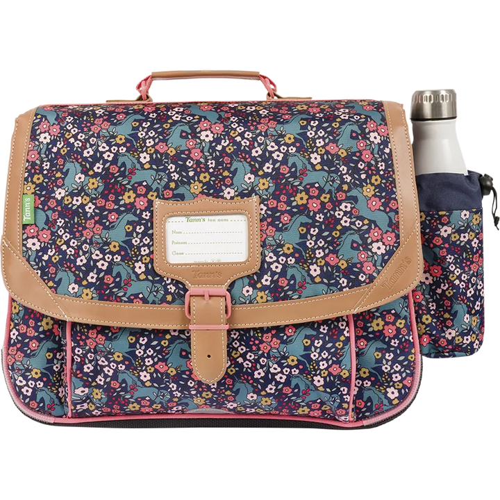 Cartable TANN'S 38cm avec Poche Gourde Alba Maulticolore