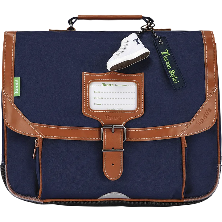 Cartable TANN'S Classic 35 cm  Les signatures Camille Bleu/ Marine