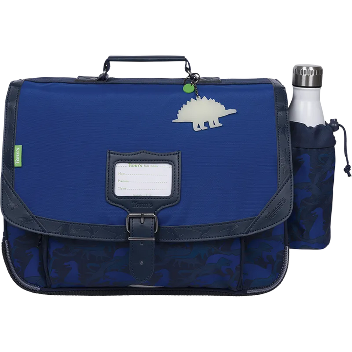 Cartable Tann's 38cm Basile Bleu poché gourde