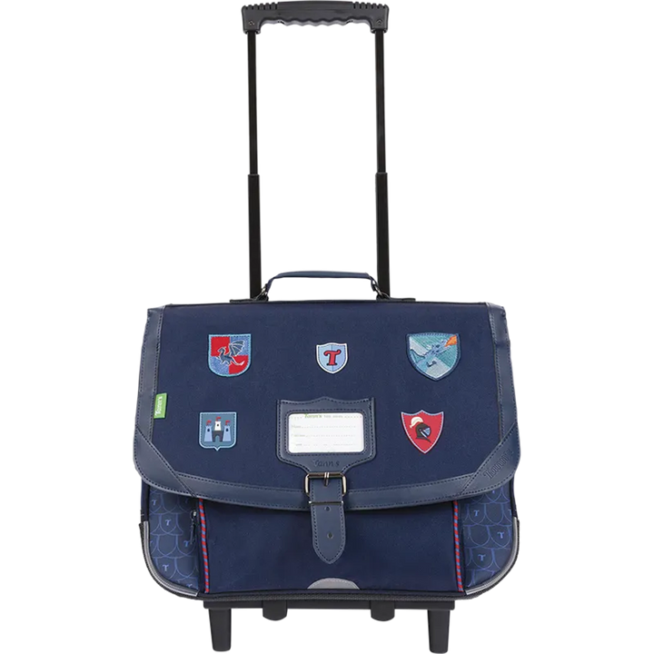 Cartable à Roulettes TANN'S 38cm Lancelot Marine
