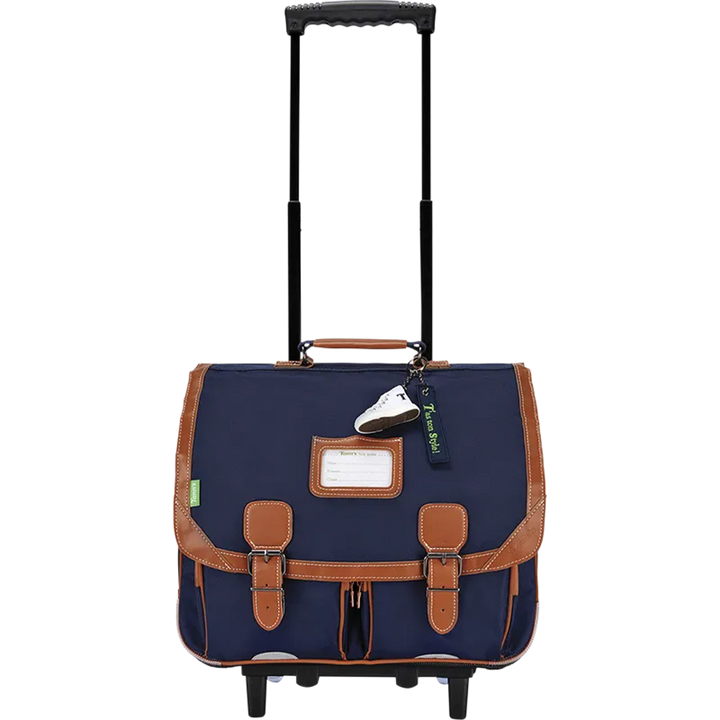 Cartable TANN'S Trolley 41 cm Les signatures camille Bleu marine