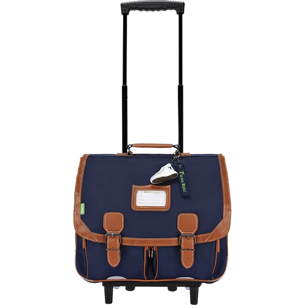 Cartable TANN'S Trolley 41 cm Les signatures camille Bleu marine