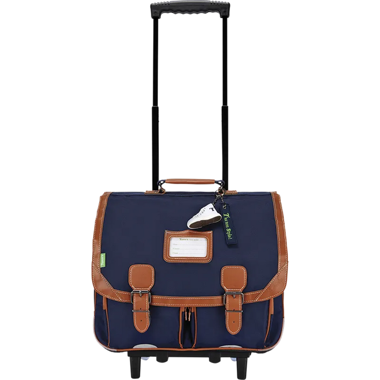 Cartable TANN'S Trolley 41 cm Les signatures camille Bleu marine
