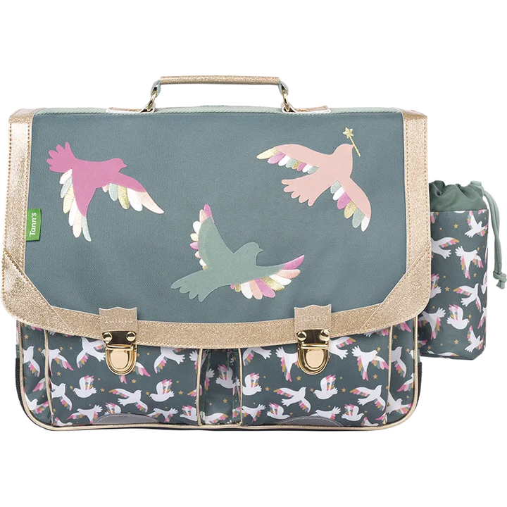 Cartable TANN’S 38cm Les Fantaisies Noemie vert