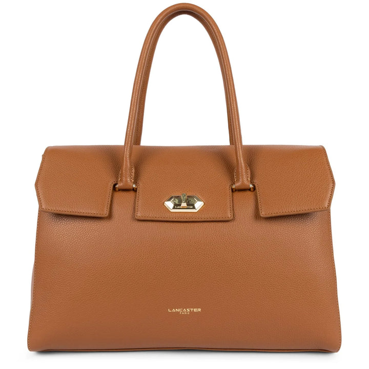 Grand Sac cabas épaule LANCASTER Foulonné Milano - la maro