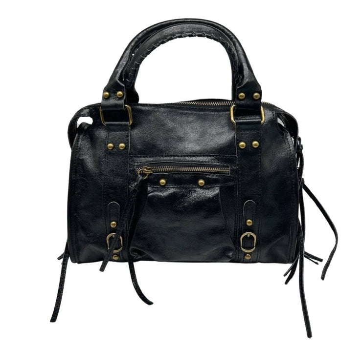 LOUISA LEE - Sac à main cuir Irise Capucine Small