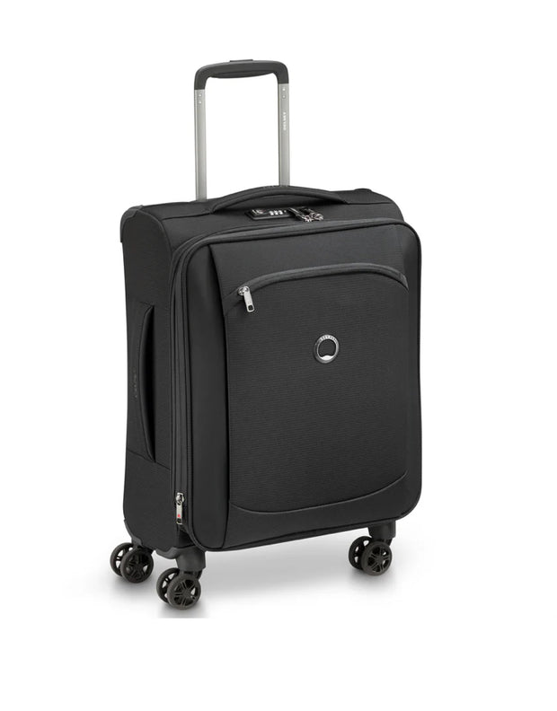 DELSEY - Valise Cabine Slim Montmartre Air 2.0 Noir Extensible