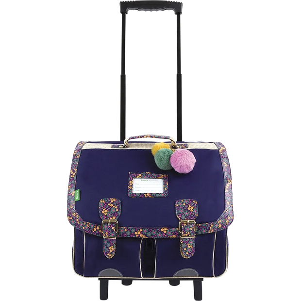 Cartable à Roulettes TANN'S 41cm Soline violet