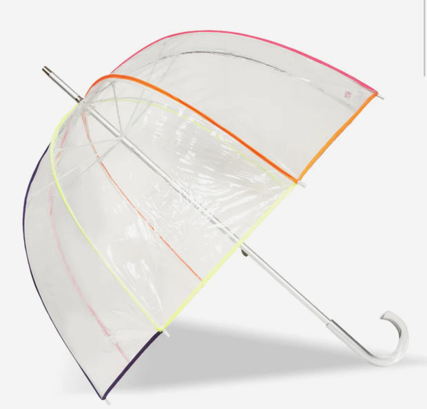 ISOTONER - Parapluie à Canne en Aluminium Néon