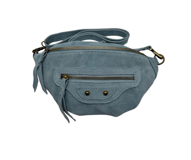 LOUISA LEE - Sac Banane en Cuir Daim JADE