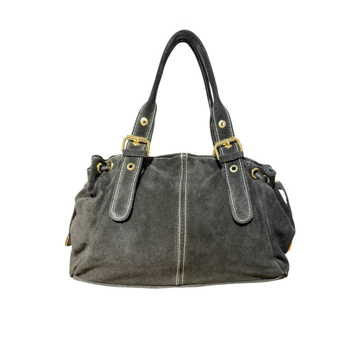 Sac Cuir SUÈDE LACET Louisa Lee