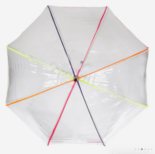 ISOTONER - Parapluie à Canne en Aluminium Néon