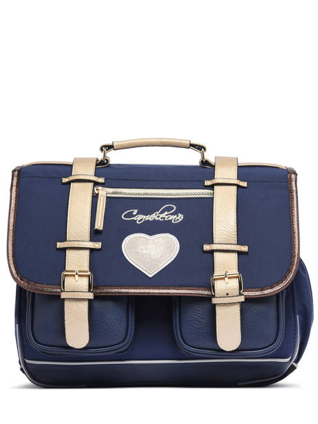 Cartable Caméléon vintage fantasy 2 compartiments 38cm