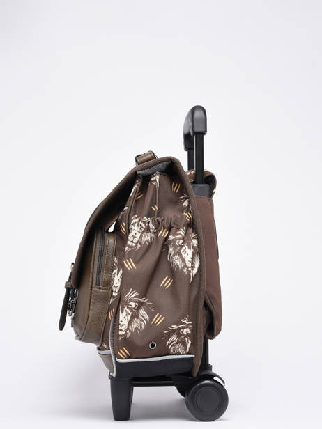 Cartable à roulettes CAMELEON 38cm Vintage Urban Compartiments