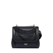 Sac rabat S avec poignée LANCEL Cuir grainé