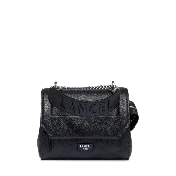 Sac rabat S avec poignée LANCEL Cuir grainé