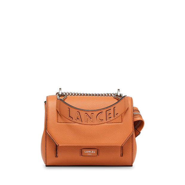 Sac rabat S avec poignée LANCEL Cuir grainé