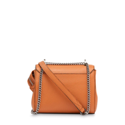 Sac rabat S avec poignée LANCEL Cuir grainé