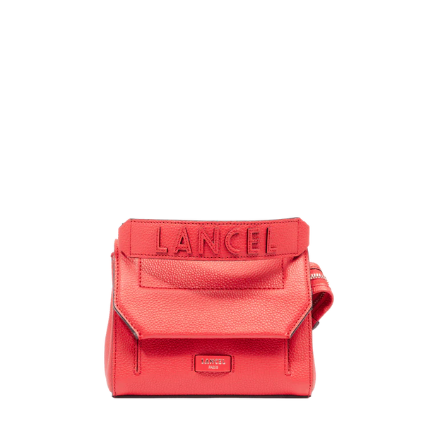 Sac rabat S avec poignée LANCEL Cuir grainé
