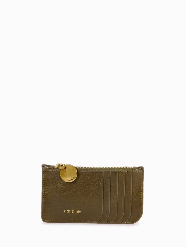 Porte Cartes Zippé Alix NAT & NIN