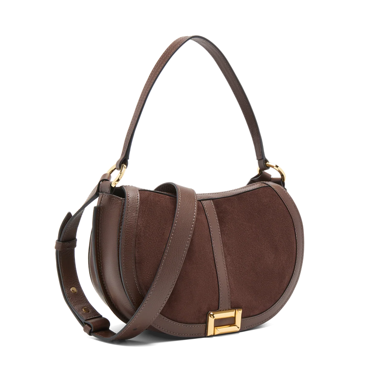 Lancel Céleste – Sac gibecière M – Noix de coco
