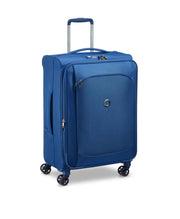 DELSEY -Valise Cabine Montmartre 2.0 Bleu Clair Extensible