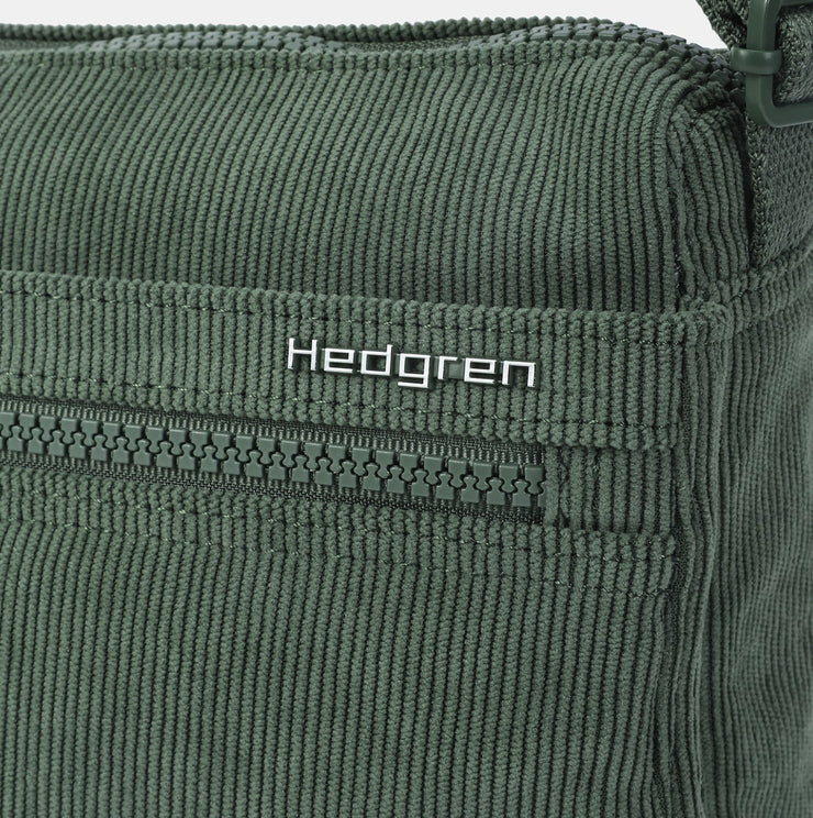 HEDGREN - Sac à bandoulière EYE Corduroy Dust Green