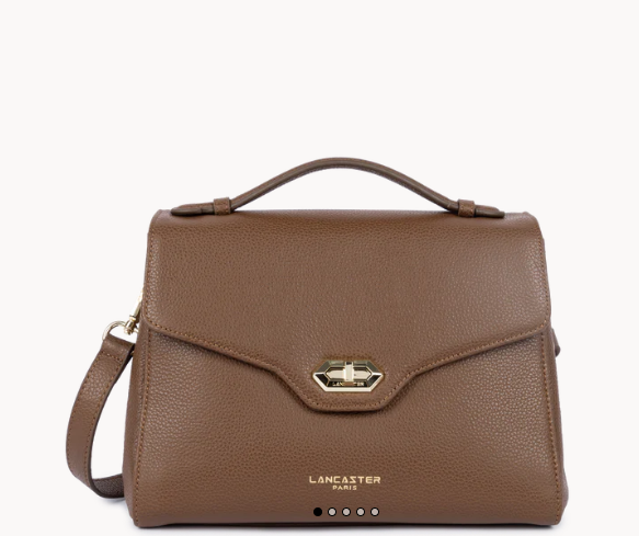 Sac à Main LANCASTER Foulonne Milano Châtaigne