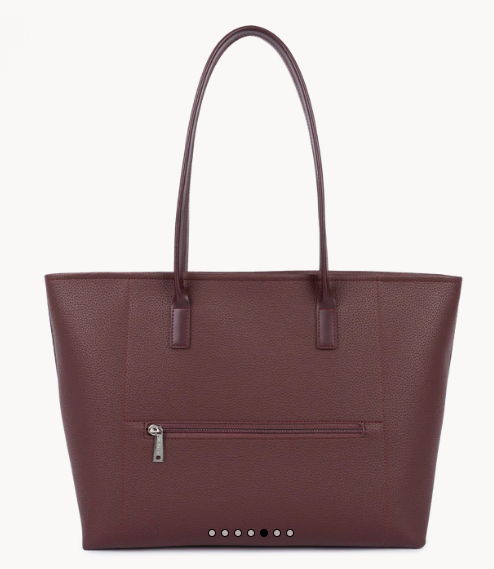 Sac Cabas LANCASTER Maya Double KBA Bordeaux
