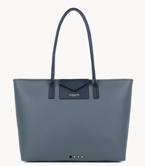 Sac Cabas LANCASTER Maya Double KBA Bleu Givré