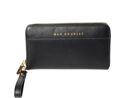 Balise MERYL portefeuille zippé Noir